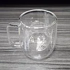 iBonjour玻璃雙層手把杯-300ml-4入