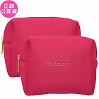 CLARINS 克蘭詩 櫻桃紅化妝包*2(公司貨)