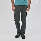 ADISI 男棉感彈性抗汙撥水經典長褲 AP2511056 碳灰 (S-3XL)｜防潑水 快乾 輕量 休閒褲 機能褲 S 碳灰