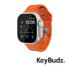 KEYBUDZ Journey系列 FKM Apple Watch 錶帶 公司貨  極限橘 (大)
