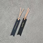 Be Two 手工皮件 ∣ 長條書籤 真皮書籤  1入×黑色草寫與 1入×深藍草寫
