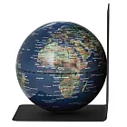 德國TROIKA精美可拆式磁吸鐵SkyGlobe地球儀&金屬L型畫檔板書立架G1306(高15.5cm;台灣製)書籍收納書夾 銀黑