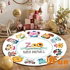 【iSFun】寶寶動物園 羊羔絨毛腳踏床邊地墊80x80cm 80x80cm