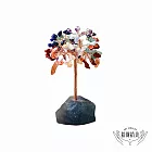 【拾財拾美】七彩祝富水晶招財樹/開運水晶樹_3款任選 七彩螢石座