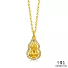 【點睛品】福祿無限 鑽石黃金項鍊