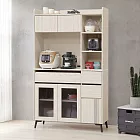 Homelike 喜家居4尺高收納餐櫃(2542)