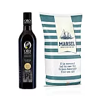 OroBailen皇嘉 特級冷壓初榨橄欖油500ml 二款任選+藍舶海鹽1kg Picual(黑)