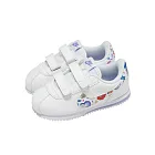 Nike 休閒鞋 Cortez SE FL TDV 小童 學步鞋 白 彩 魔鬼氈 阿甘鞋 IO9258-100 14cm WHITE/MULTI-COLOR