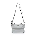 CIE｜日系戶外休閒機能防潑水輕量迷你尼龍側背包 淺灰色