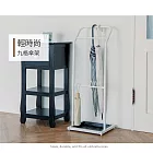 【H&R安室家】輕時尚台製九格傘架/雨傘掛架 RS50 白色