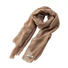 St. KARA尼泊爾手工100%喀什米爾羊絨圍巾/ 經典駝
