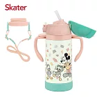 日本 吸管型不鏽鋼兩用杯(350ml) 米奇