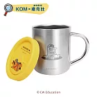 【KOM】達克比聯名款 雙層不鏽鋼兒童專用杯 200ml