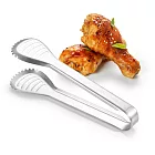 《tescoma》Presto不鏽鋼鋸齒餐夾(20.5cm) | 料理夾 烹飪夾 烤肉夾