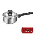 《tescoma》Brava附蓋不鏽鋼牛奶鍋(1.25L) | 醬汁鍋 煮醬鍋 牛奶鍋 泡麵鍋 雪平鍋
