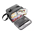 《tescoma》Freshbox肩背保冷袋+保鮮盒3件(岩灰藍) | 保溫袋 保冰袋 便當袋 手提袋 野餐包 野餐袋 保鮮盒 便當盒