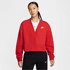 NIKE AS W NSW CLUB FLC LOOSE CARDIG 女 休閒外套 IF5456657 L 紅色