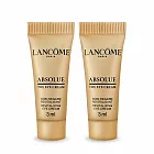 LANCOME 蘭蔻 絕對完美永生玫瑰肽金逆時眼霜(3ml)X2-公司貨