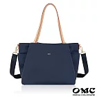 【OMC】女神大容量通勤兩用托特包82743(藏青)