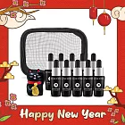  LANCOME 蘭蔻 超極限肌因賦活露好運組[賦活露(7ml)x10+招財貓擺飾]附旅行化妝包-國際航空版