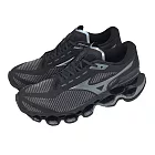 Mizuno 美津濃 慢跑鞋 Wave Prophecy 15 男鞋 女鞋 黑 灰 彈力 避震 J1GC2651-31 24cm BLACK/GREY
