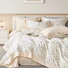 《DUYAN 竹漾》台灣製 60支萊賽爾天絲單人床包二件組 / 香頌花序