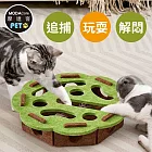摩達客寵物 貓咪自嗨解悶鈴鐺益智迷宮 舒壓寵物玩具
