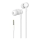 【HP 惠普】DHE-7001 有線入耳式耳機麥克風 白色