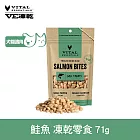 VE凍乾 零食 鮭魚 71g | 寵物零食 狗零食 貓零食 急速保鮮 皮毛保養