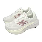 New Balance NB 慢跑鞋 Fresh Foam X More V6 D 寬楦 女鞋 白 粉 緩震 WMOR3YI-D 23.5cm WHITE/PINK