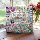 美國eeBoo 1000片拼圖 - 甜點店 ( Sweet Shoppe 1000 Piece Puzzle ) 甜食下午茶蛋糕