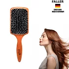 德國FALLER芙樂 FSC櫸木黑豚鬃柔珠氣墊梳 柔軟梳毛給秀髮最溫柔的呵護