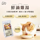 【寵研工坊】鮮滴雞湯(60g/包)｜寵物雞湯(犬貓適用)｜30包組