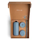 【FELLOW】474ml 禮盒組V3 卡特隨行真空陶瓷咖啡保溫杯 一杯三蓋 Carter Kit 晨霧藍