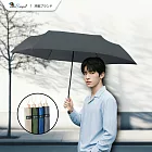 【雙龍牌】良品輕收大三折傘 超撥水速乾雨傘加大傘面防風傘B6702 岩石灰