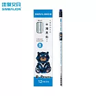 雄獅 NO.121 台灣黑熊圓桿皮頭鉛筆 B 12支/盒