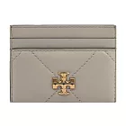 TORY BURCH KIRA 菱格紋卡片夾(多色選)- 沙色