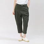 Caesar水洗棉質彈性老爺褲 M 橄綠