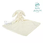英國 JELLYCAT 安撫巾 典雅白兔