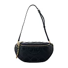 TORY BURCH Fleming 納帕皮革立體logo腰包- 黑