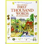 【經典熱銷】孩子的1000個英語單字圖文書 (學齡前) Usborne First Thousand Words in English