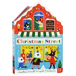 聖誕字母大街摺頁機關書Christmas Street