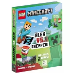 樂高麥塊遊戲盒 (附人偶+15塊積木+兩本書+場景) Alex vs. Creeper (LEGO Minecraft) : Landscape Activity Box