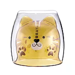 [星巴克]石虎造型雙層玻璃杯
