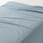 【MUJI 無印良品】棉圈絨毛巾毯/S/藍色