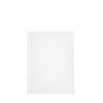 【MUJI 無印良品】EVA收納袋.附拉鍊/A5活頁夾用/20孔