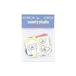 【FRONTIER】scooty studio 散裝貼紙包30入 ‧ 麥可狗狗