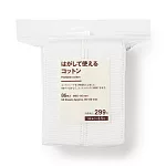 【MUJI 無印良品】可撕型化妝棉/86入/約85x60mm