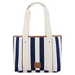 [星巴克]深藍直紋肩背提袋