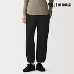 【MUJI 無印良品】女裏毛褲 XL 黑色